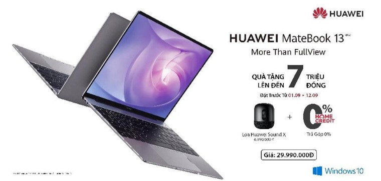 Huawei Matebook 13, màn hình 2K Intel I5 10th RAM 16GB, card rời, sẽ được mở bán vào đầu tháng 9 ảnh 2