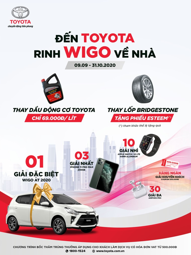 Toyota tổ chức chương trình tri ân, bốc thăm trúng thưởng Toyota Wigo AT 2020 ảnh 2