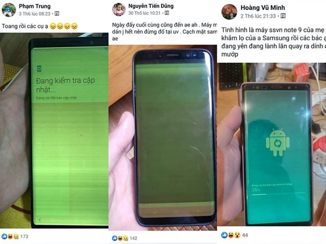 Galaxy Note 10 vừa hết bảo hành đã bị lỗi ám xanh màn hình ảnh 4