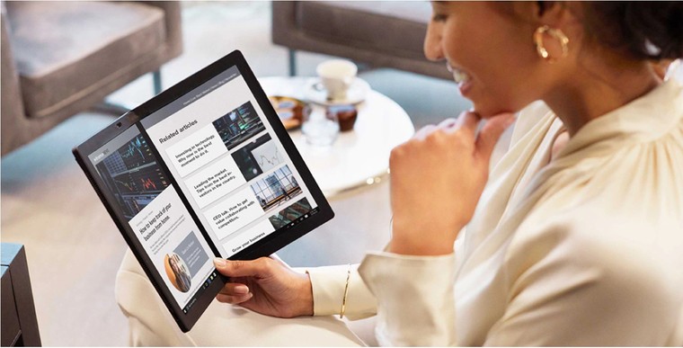 Lenovo Thinkpad X1 Fold laptop màn hình gập tiên trên thế giới sẽ ra mắt vào ngày 30/10 ảnh 1