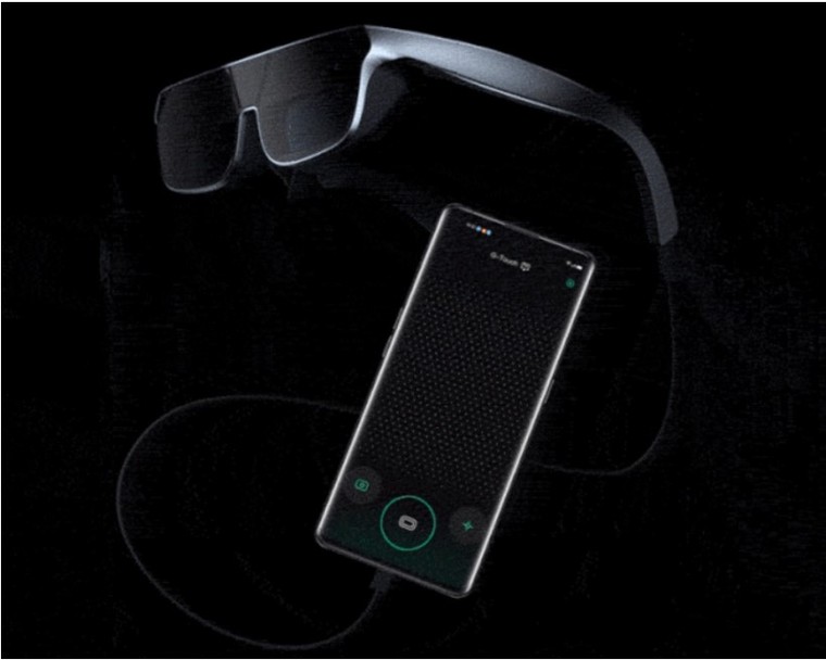 OPPO AR Glass chính thức được giới thiệu, trải nhiệm tương đương với việc xem một chiếc TV 90 inch từ khoảng cách xa 3m ảnh 1