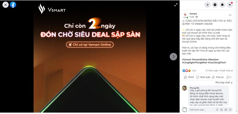 Vsmart công bố ngày ra mắt sản phẩm mới, cùng chương trình giảm giá cuối năm tại Vsmart Online ảnh 1