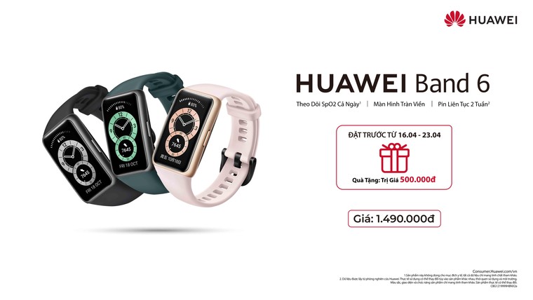 Huawei Band 6 ra mắt tại thị trường Việt Nam với mức giá 1.490.000 Đồng ảnh 6