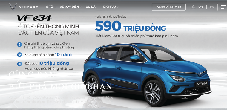 Xe điện Vinfast E34 nhận 12.500 đơn đặt hàng sau 7 ngày đầu tiên ra mắt ảnh 2
