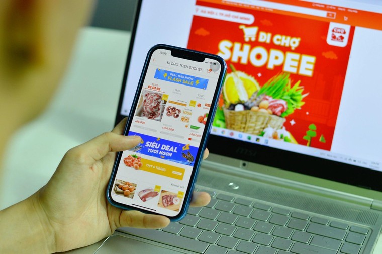  “Đi chợ Shopee”: lựa chọn mới để mua thực phẩm, nhu yếu phẩm mùa giãn cách ảnh 1