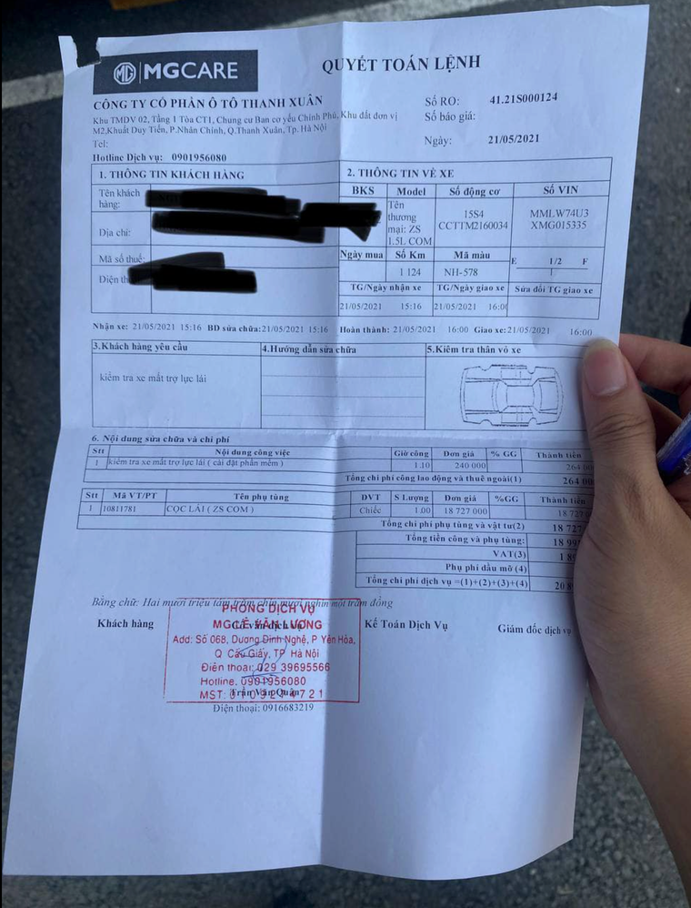 Đến lượt MG ZS bị lỗi, hãng xe vẫn không thể tìm được nguyên nhân ảnh 1