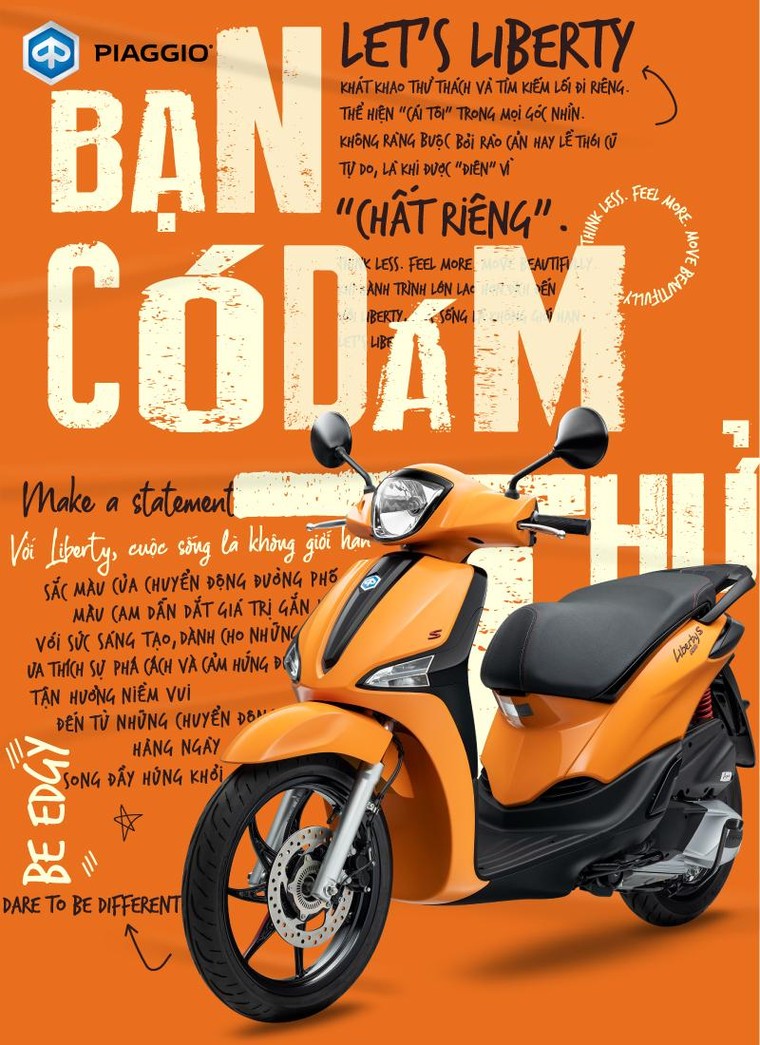 Piaggio Việt Nam ra mắt phiên bản Liberty S màu mới với điểm nhấn thiết kế nổi bật đậm cá tính ảnh 3