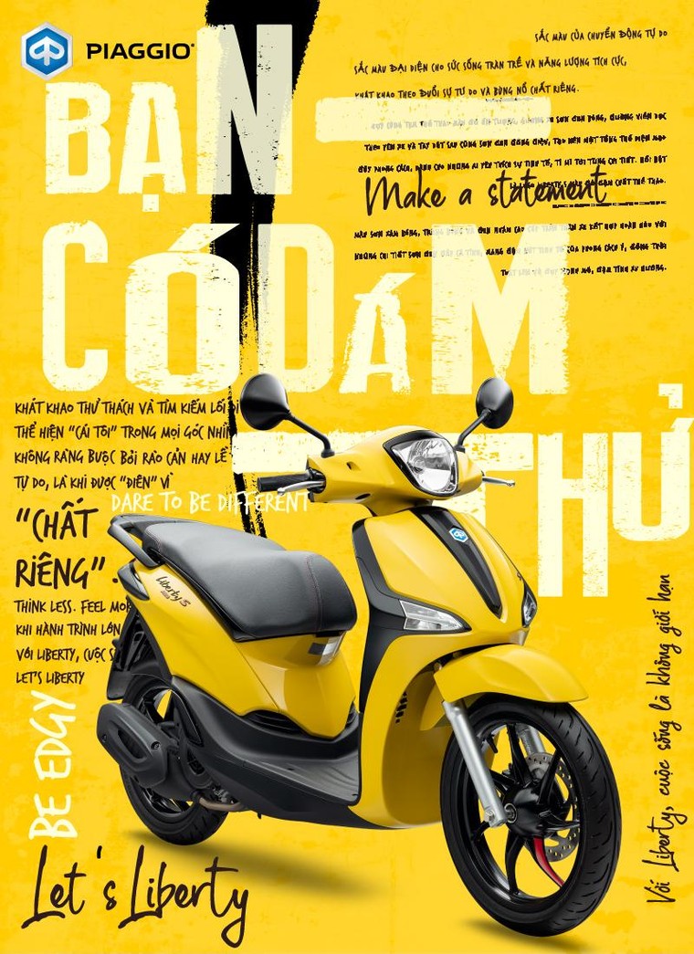 Piaggio Việt Nam ra mắt phiên bản Liberty S màu mới với điểm nhấn thiết kế nổi bật đậm cá tính ảnh 1