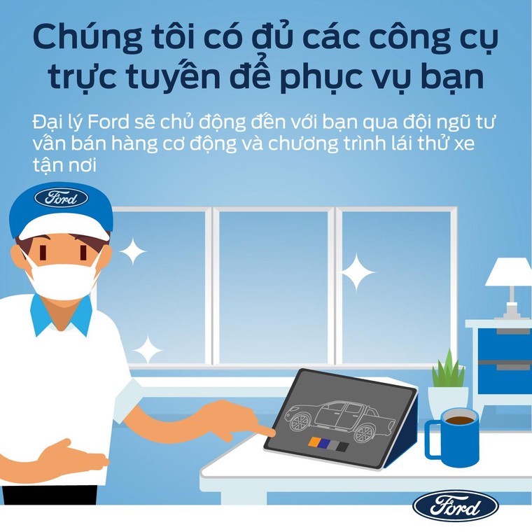 Cùng Ford Việt Nam an tâm chăm sóc xe mùa dịch ảnh 11