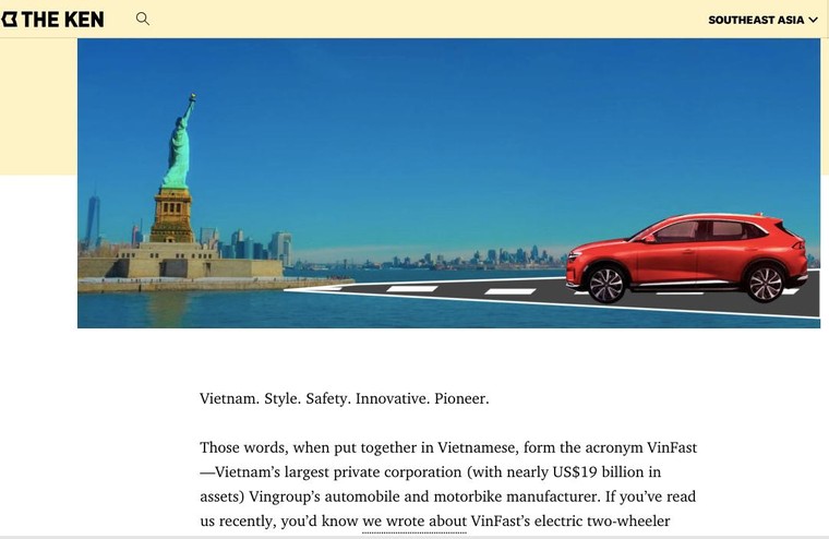 Báo quốc tế: VinFast từ kẻ đến sau đến người tiên phong trên hành trình xe điện ảnh 2