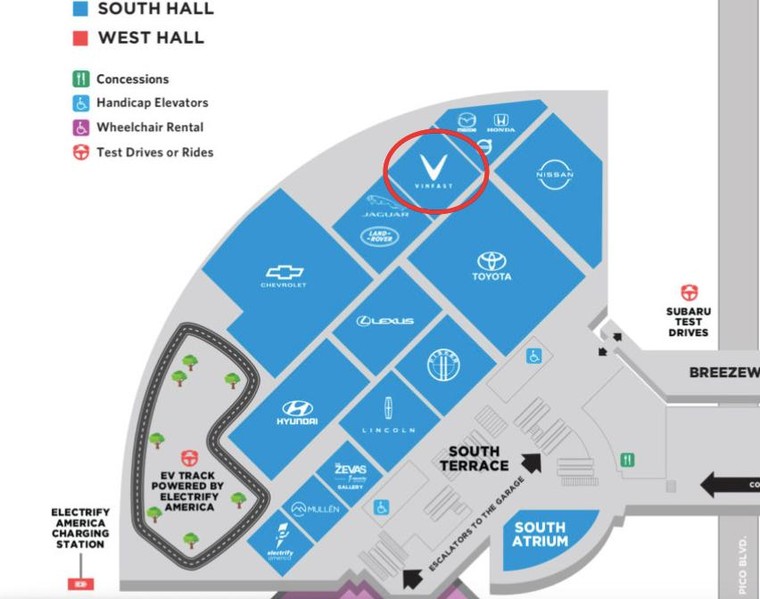 Hé lộ những hình ảnh VinFast đầu tiên trên đất Mỹ ảnh 3