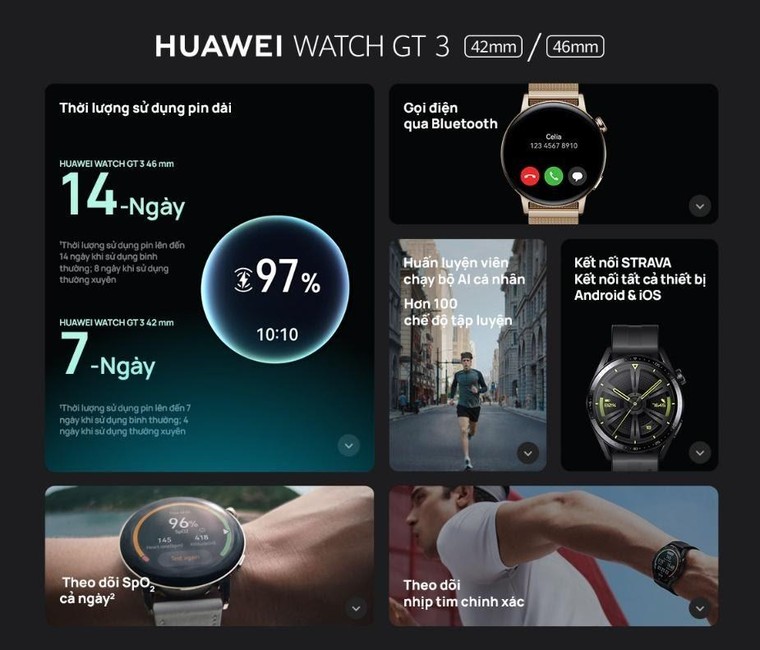 Huawei Watch GT 3 và GT Runner có giá bán từ 5,9 triệu Đồng ảnh 1