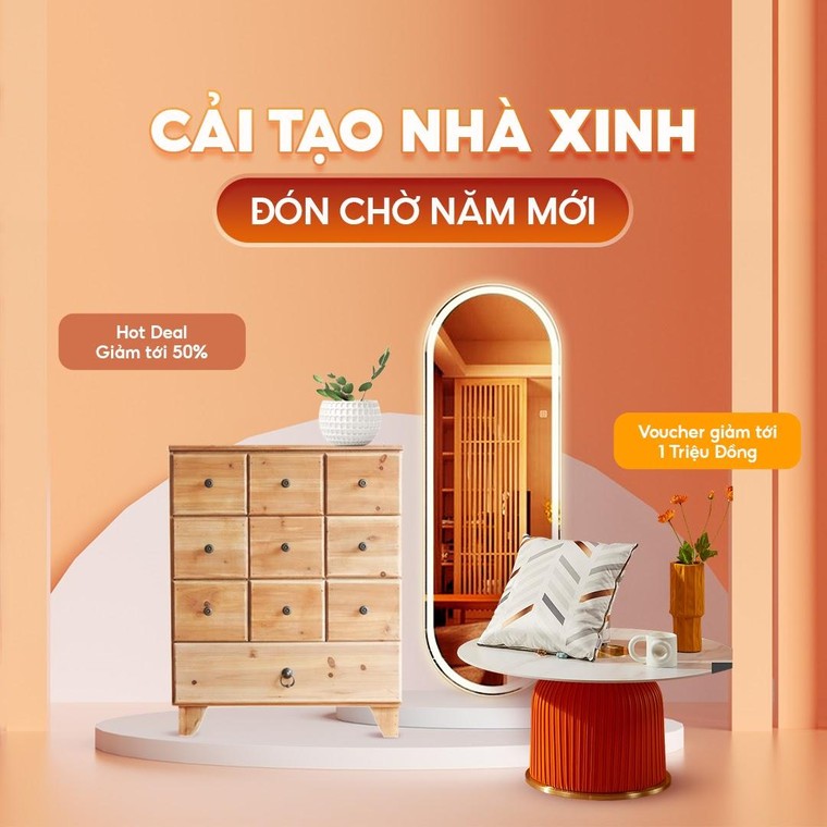 Tưng bừng tân trang nhà cửa đón năm mới với giá siêu hời cùng Shopee ảnh 1