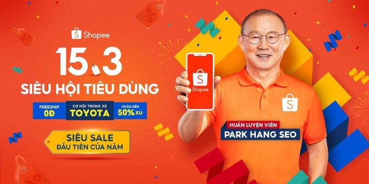 Tận hưởng niềm vui mua sắm với sự kiện 15.3 Siêu Hội Tiêu Dùng -Siêu sale đầu tiên của năm từ Shopee ảnh 1