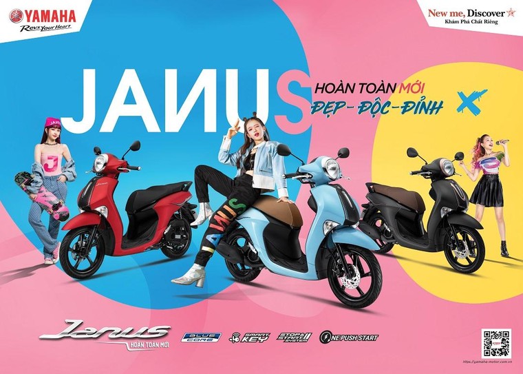 Yamaha Motor Việt Nam chính thức giới thiệu Janus hoàn toàn mới “bật chất J, đẹp – độc – đỉnh” ảnh 2
