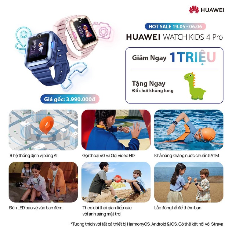 Huawei Watch Kids 4 Pro chiếc đồng hồ dành cho trẻ em tốt nhất hiện nay ảnh 4