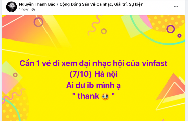 Cộng đồng yêu xe hào hứng 'khoe' vé đại nhạc hội VinFast ảnh 3