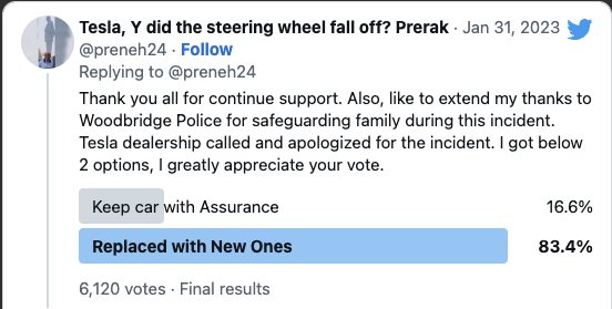 Tesla chấp nhận đổi xe mới cho khách hàng bị gãy rời vô lăng trên cao tốc ảnh 2