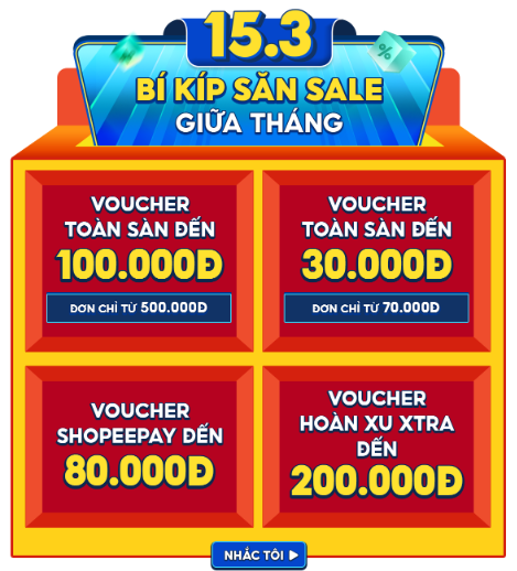 Giữa tháng 3, Shopee sale thả ga sản phẩm làm đẹp, tặng voucher đến 100.000 đồng ảnh 3