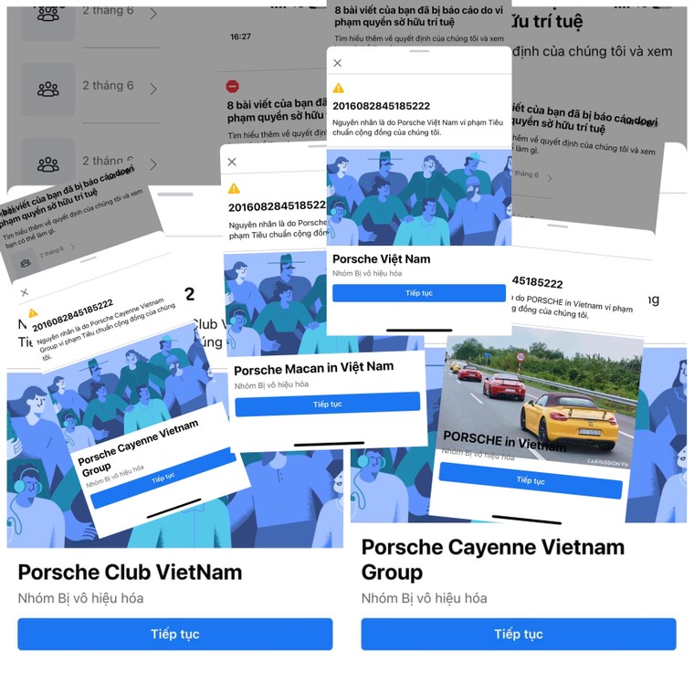 Hàng loạt hội nhóm Porsche tại Việt Nam bỗng dưng biến mất trên Facebook ảnh 1