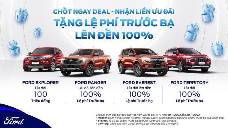 Tháng 11, Ford Việt Nam tổ chức đại tiệc sale lớn nhất trong năm ảnh 1