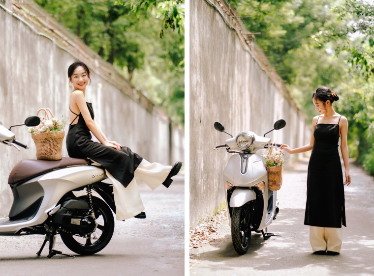 Yamaha Janus “cân" mọi phong cách thời trang thu đông của các cô nàng GenZ ảnh 2