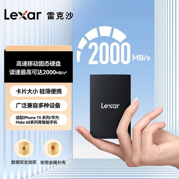 Lexar ra mắt SL500 Mobile SSD với thiết kế nhỏ gọn, dung lượng lên tới 4TB, giá chỉ 3.79 triệu đồng ảnh 2