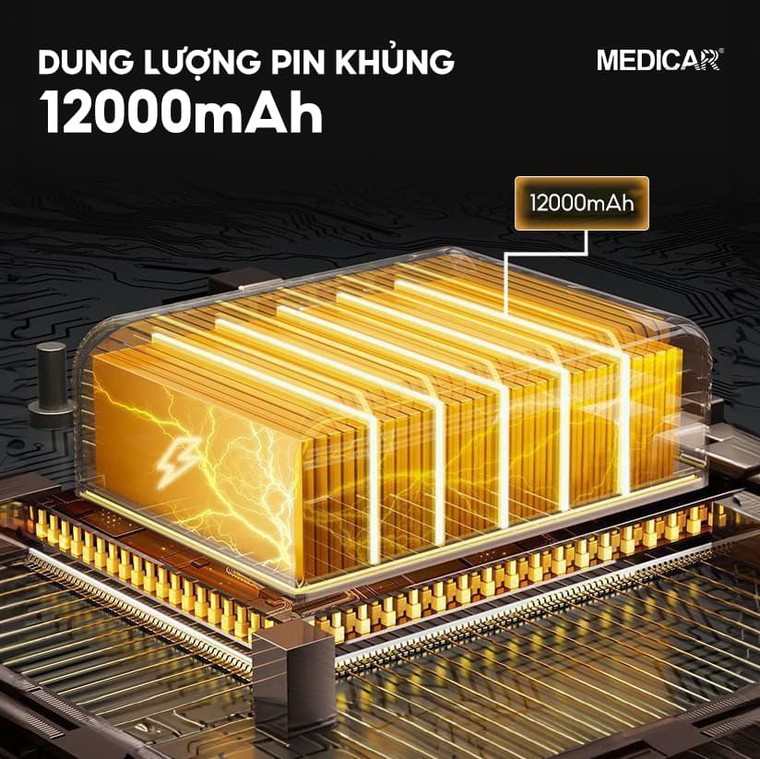 Yên tâm di chuyển trên mọi hành trình với máy bơm lốp kích bình ô tô 4 trong 1 Medicar ảnh 8