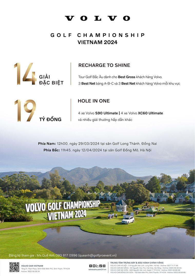 Volvo Car Việt Nam tổ chức Giải Volvo Golf Championship - Vietnam 2024 ảnh 1
