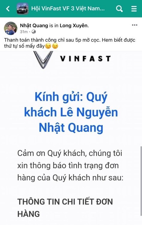 VinFast VF3 nhận cơn mưa cọc trước ngay ngày đầu mở bán ảnh 5