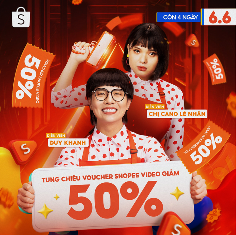 Siêu Sale 6.6 đổ bộ, lên ngay Shopee Video săn ưu đãi giảm đến 50% ảnh 2