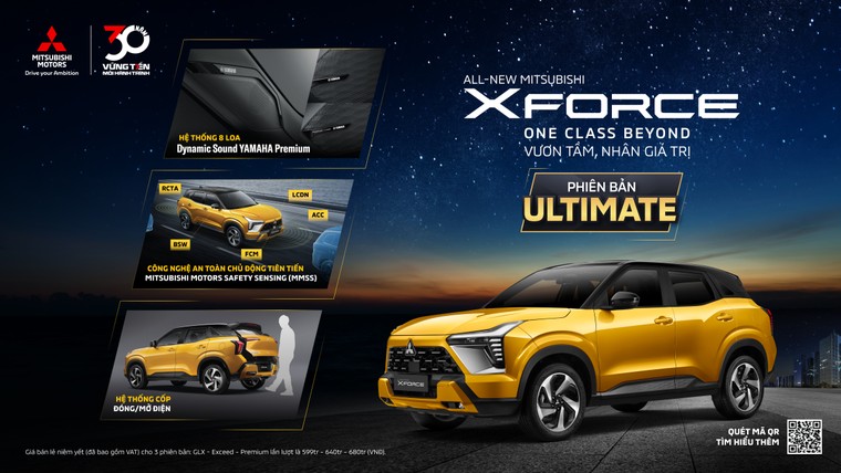 Mitsubishi XFORCE Ultimate chốt giá từ 705 triệu đồng ảnh 1