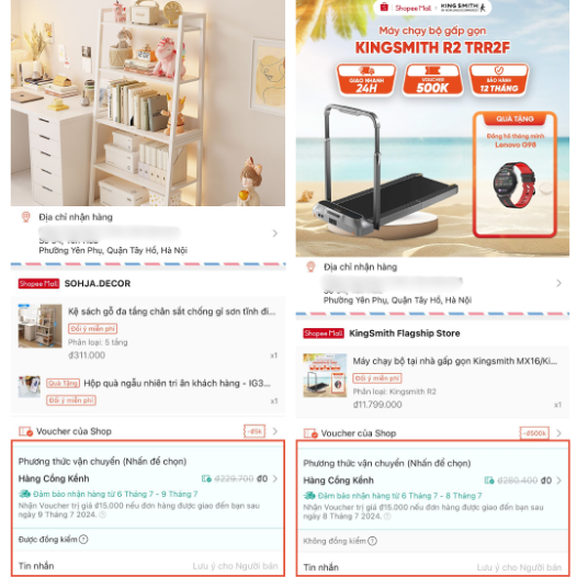3 bước cực đơn giản để rinh voucher freeship 500.000 đồng để mua sắm “hàng nặng” ảnh 7