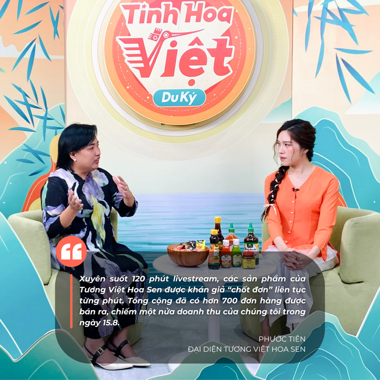 Livestream bán ra hàng trăm ký nông sản tại Shopee Tinh Hoa Việt Du Ký ảnh 2