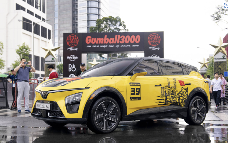 VinFast VF 7 và VinFast VF 9 đồng hành cùng sự kiện Gumball 3000 tại Việt Nam ảnh 5