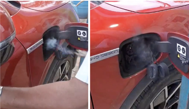 Xe điện BYD Atto 3 bất ngờ bốc cháy cổng sạc, hãng từ chối bảo hành ảnh 1