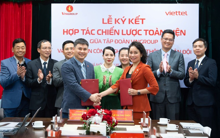 Vingroup và Viettel hợp tác toàn diện thúc đẩy chuyển đổi xanh và chuyển đổi số doanh nghiệp ảnh 1