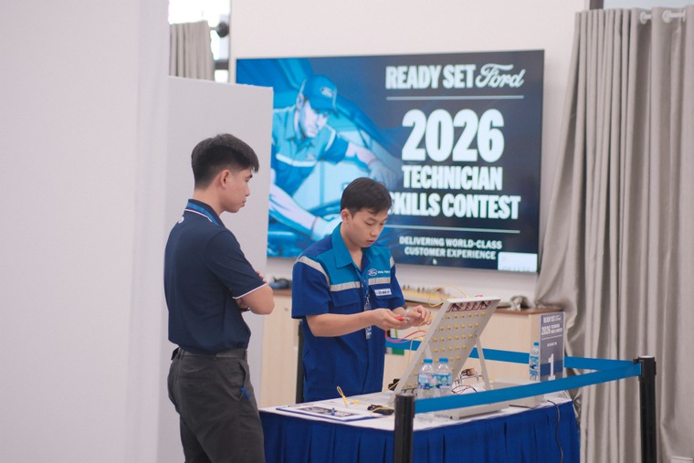 Ford Việt Nam tổ chức hội thi tay nghề kỹ thuật toàn quốc 2026, tập trung nâng cao năng lực dịch vụ sau bán hàng ảnh 4