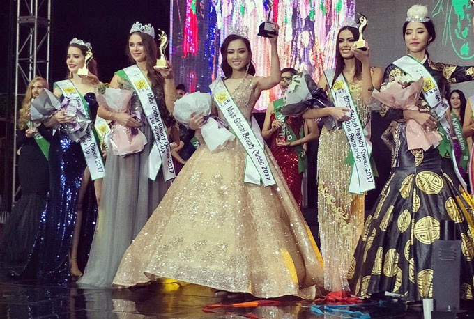 Đại diện Việt Nam đăng quang Nữ hoàng sắc đẹp toàn cầu 2017 ảnh 1