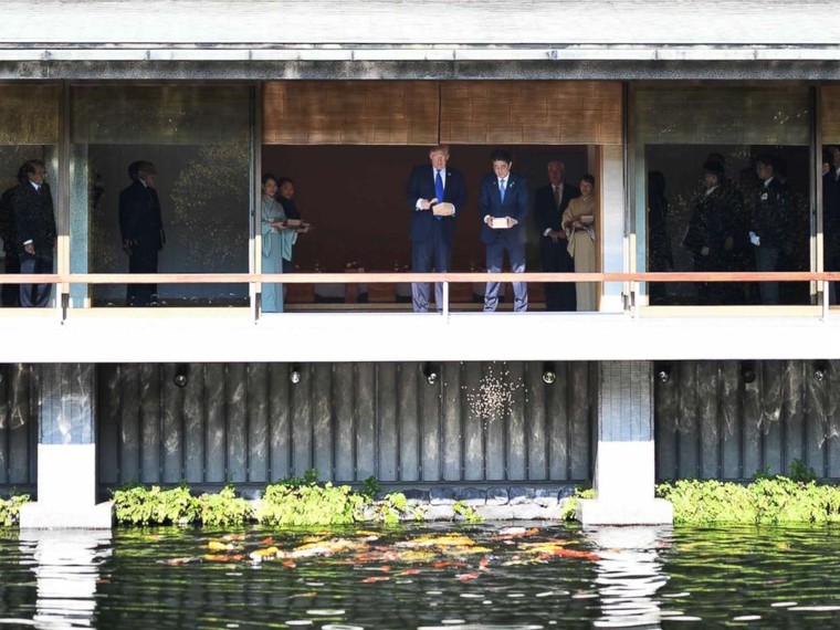 5 khoảnh khắc ấn tượng trong chuyến thăm Nhật Bản của Tổng thống Trump ảnh 2