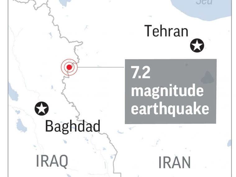 Động đất gần biên giới Iran-Iraq: Ít nhất 61 người thiệt mạng ảnh 1