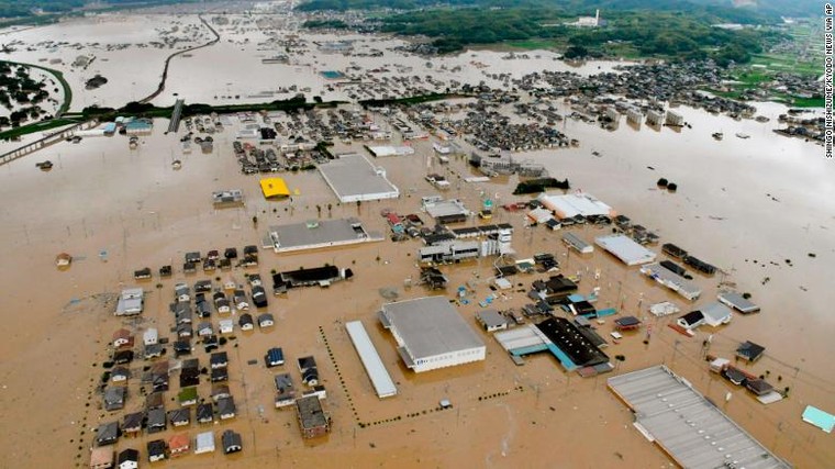 Nhật Bản: Lũ lụt và mưa lớn khiến ít nhất 41 người thiệt mạng ảnh 1