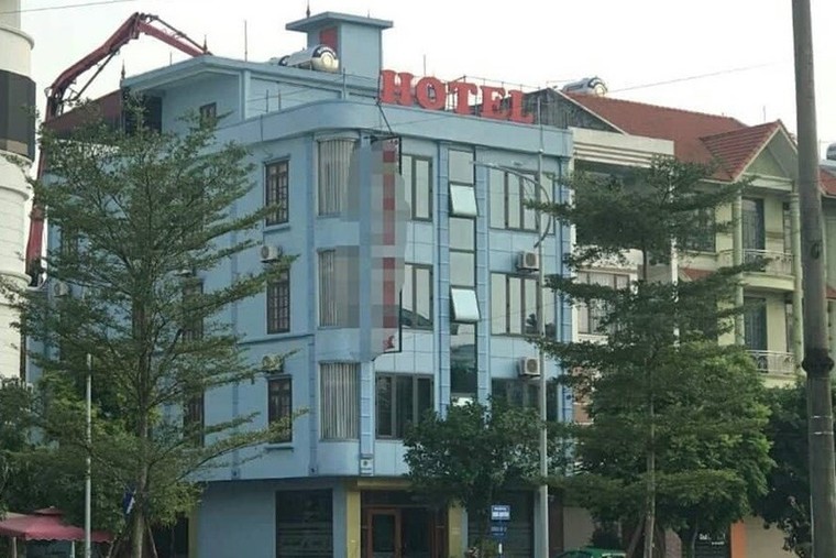 Khách sạn nơi cơ quan công an trích xuất camera tìm bằng chứng phạm tội. Ảnh: VNN