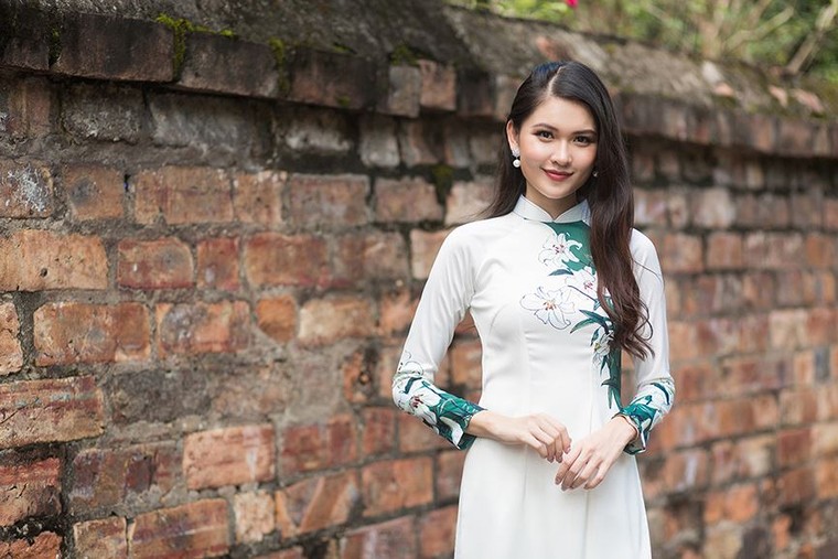 Á hậu Thuỳ Dung đưa Á hậu Hoàn vũ thế giới đi thăm Văn Miếu - ảnh 2