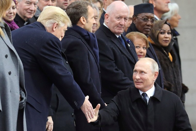 Trump – Putin đã có cuộc đối thoại ‘tốt đẹp’ ở Paris ảnh 1