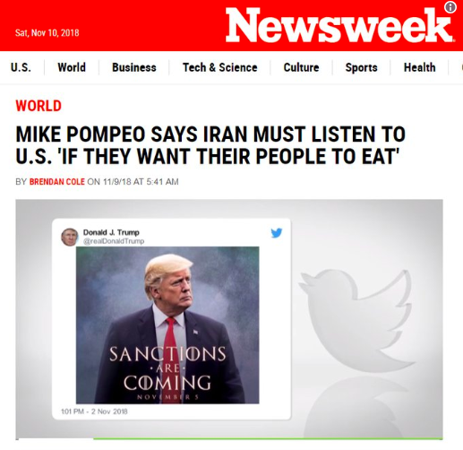 Ngoại trưởng Mỹ cáo buộc một tạp chí giúp Iran truyền tải ‘thông điệp dối trá’ ảnh 2