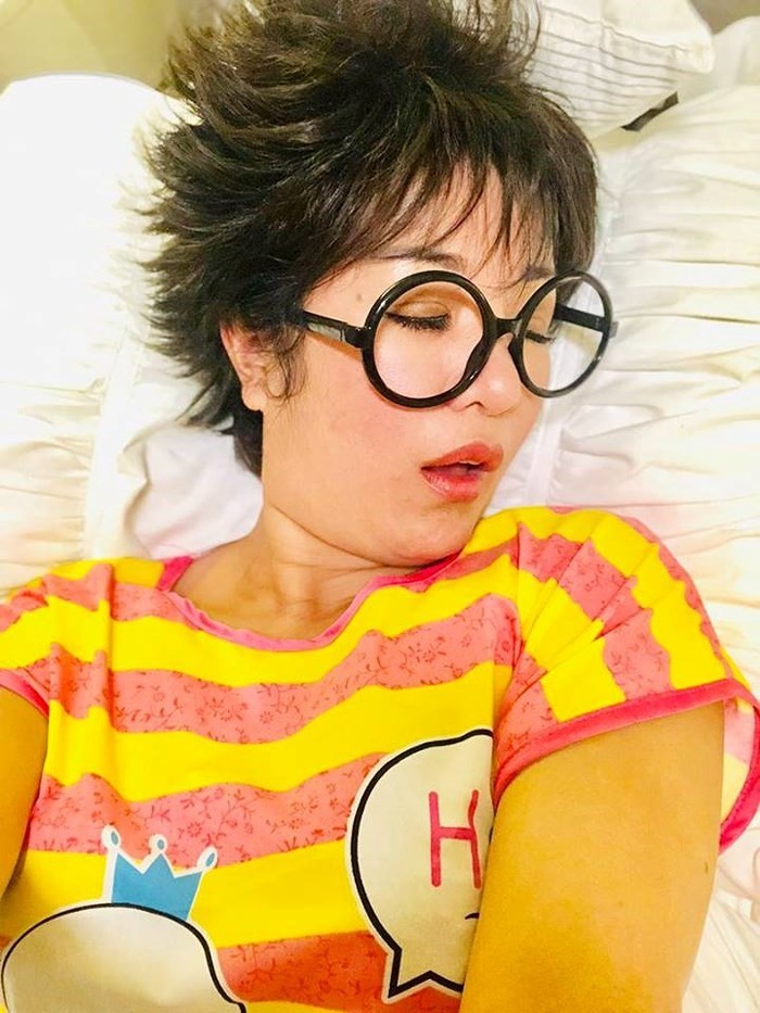 Bức ảnh được Thúy Nga đăng tải kèm theo dòng đính chính tin đồn cô đã qua đời.