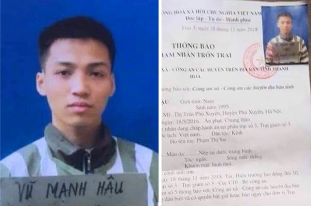 Pham nhan toi giet nguoi tron trai giam Bo Cong an hinh anh 1