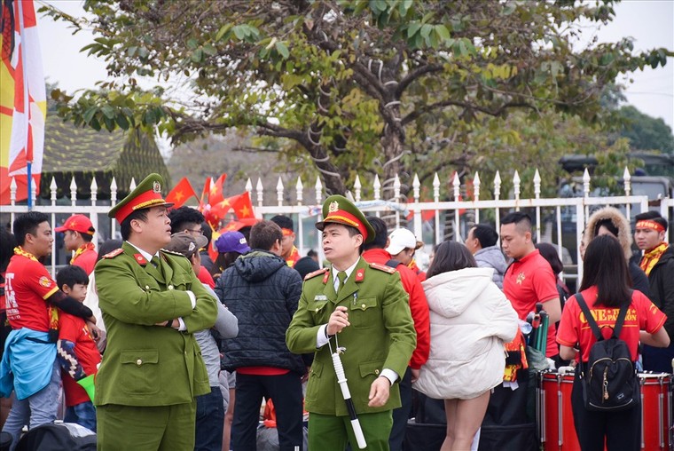 Lực lượng an ninh được phân bổ nhiều ở các khu vực.