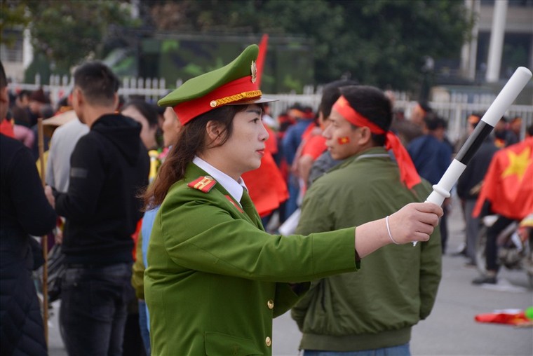 Lực lượng an ninh được phân bổ nhiều ở các khu vực.